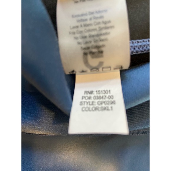 Good American Tonal Ombré Leggings - Sky Blue Leopard Print - Size 2 * WJ18 - Picture 7 of 8